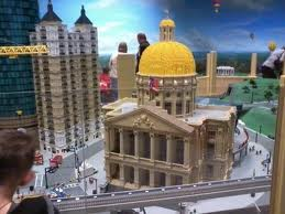 Lego Miniland (daytime at the Georgia State Capitol building